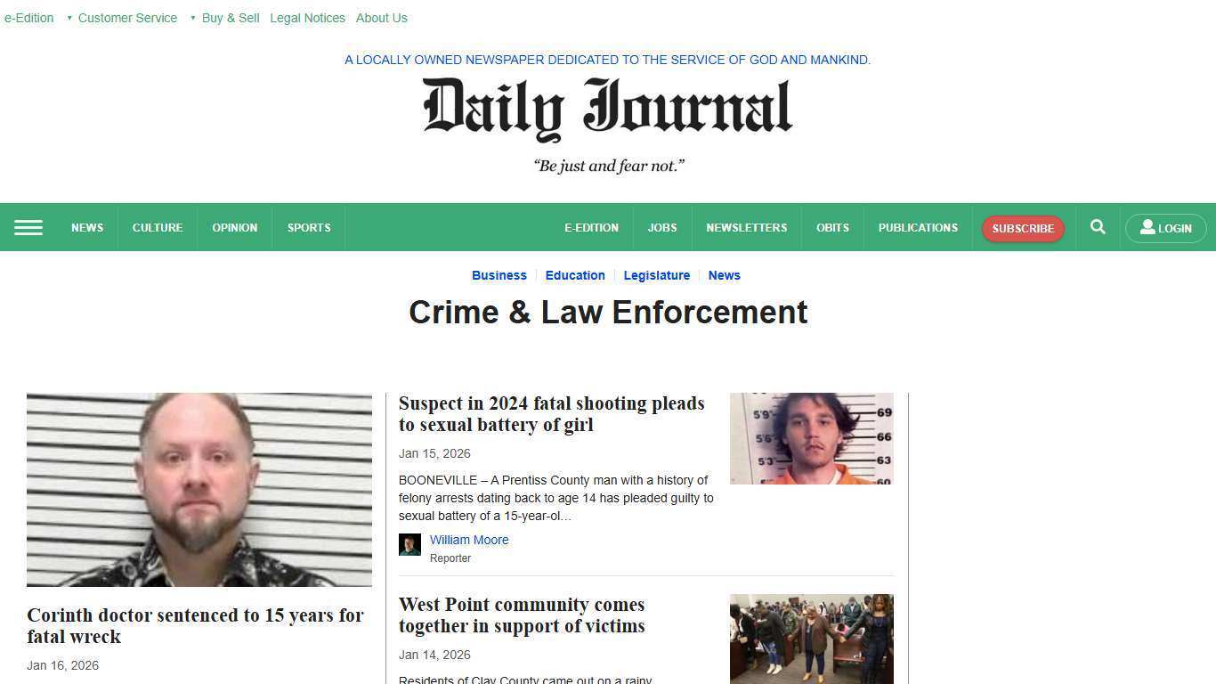 Crime & Law Enforcement | djournal.com